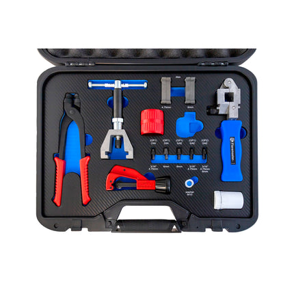 027296ss flaremaster kit for stainless steel pipe in case & foam