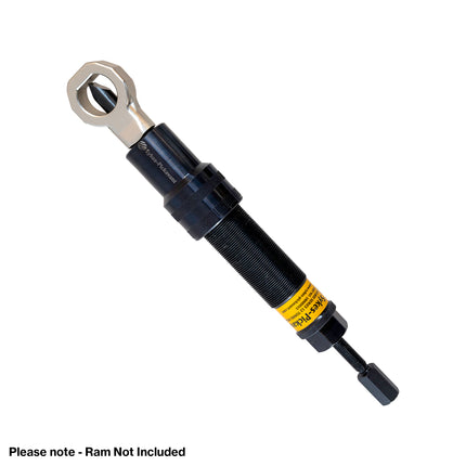 M6-M16 Hydraulic Nut Splitter utilising the 180000V2 12T Ram with a note - Please note - Ram not included