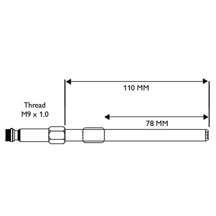 31421670 - Glowplug Adaptor - M9 x 1.0 FCA, GM & Asian Imports