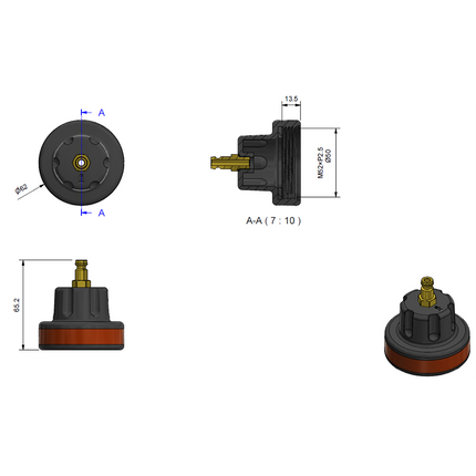 33151700 - 315 Series Cooling Cap No 6 - Chevrolet, Ford, JLR, Mazda, GM, Saab, Daewoo