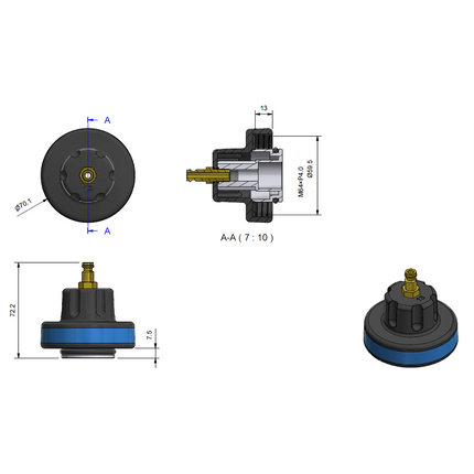 33154100 - 315 Series Cooling Cap No 13 - Mercedes