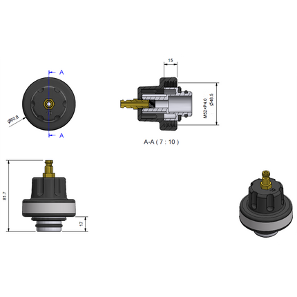 33154800 - 315 Series Cooling Cap No 10 - BMW, Land Rover, Rover