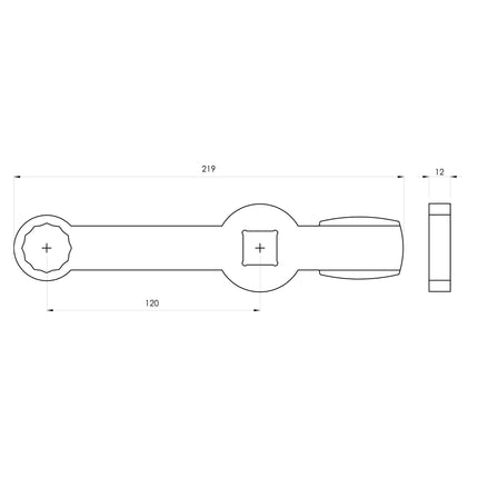 GO1314 - Slogging Brake Caliper Wrench - M24 SAF
