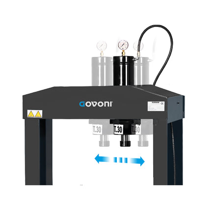 GO1410 - Hydraulic Press 20T - Double Speed Hand Pump
