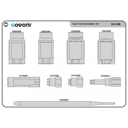 GO408 - Injector Head Removal Socket Set