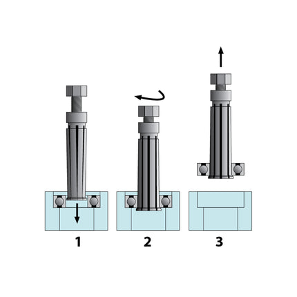split collet instruction drawing