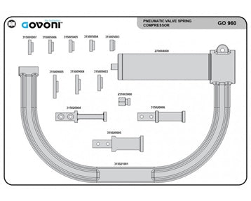 GO960 - Valve Spring Compressor 196Kgf