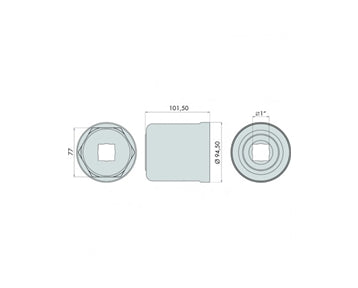 GO1341 - Hub Nut Socket - Renault