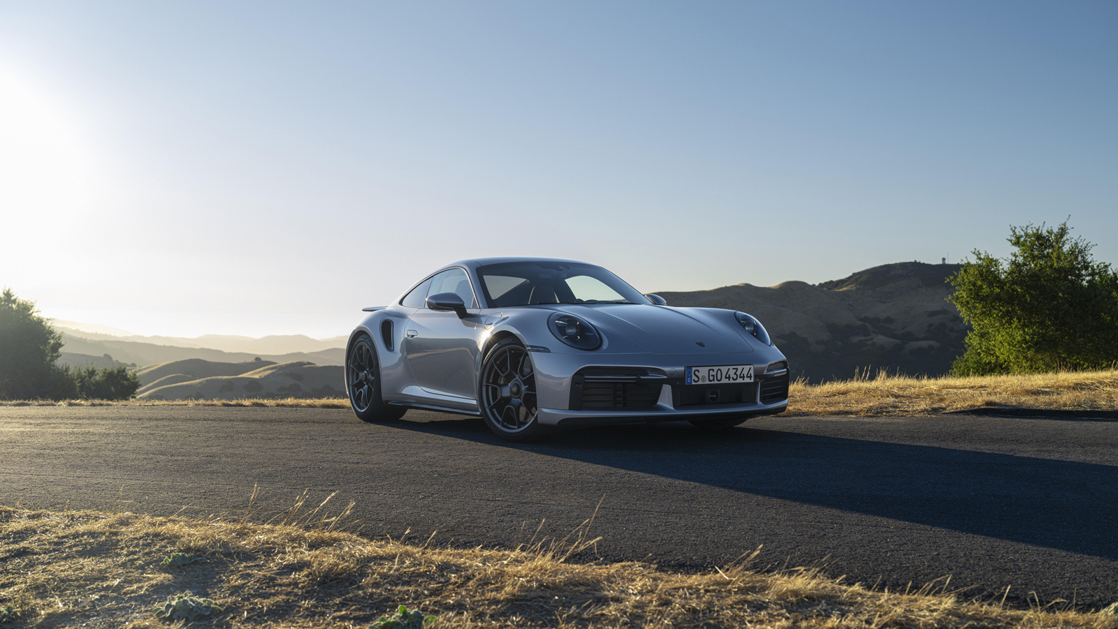 Porsche 911 Turbo 50 Years on, right front view